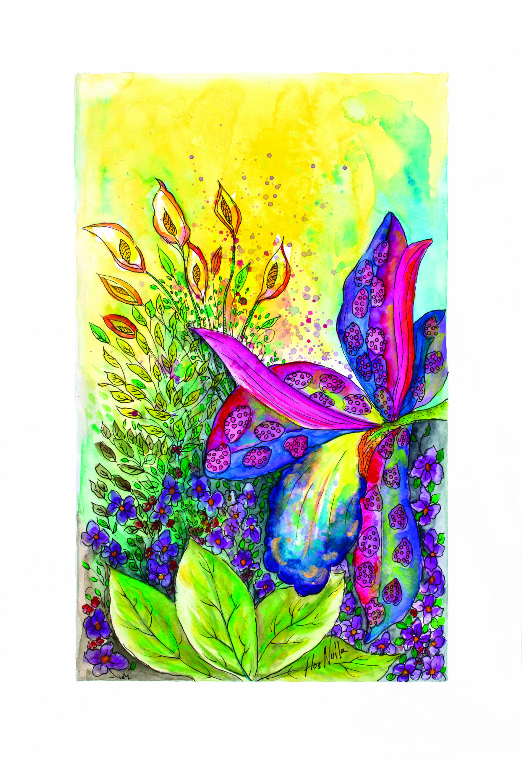 La gran orquídea